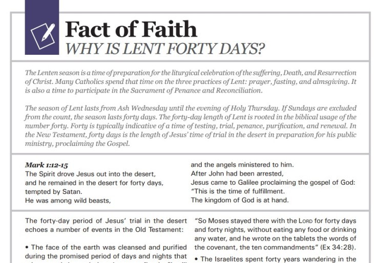 What is Lent? USCCB